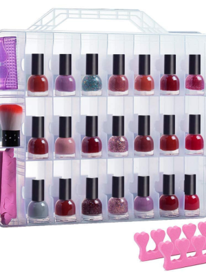 portable box gel polish for 48 Bottles