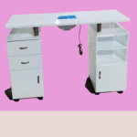 manicure table wood white
