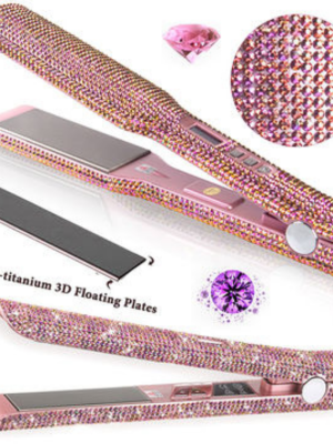 Diamond hair straightener