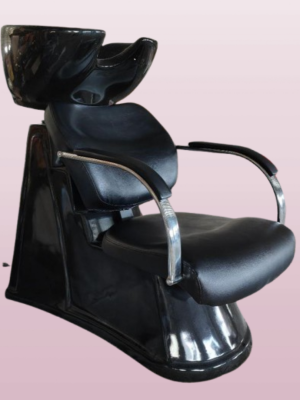 salon shampoo chair black