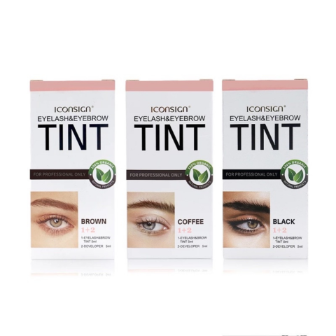tint for lashes and eyebrows (black-coffee- brown)
