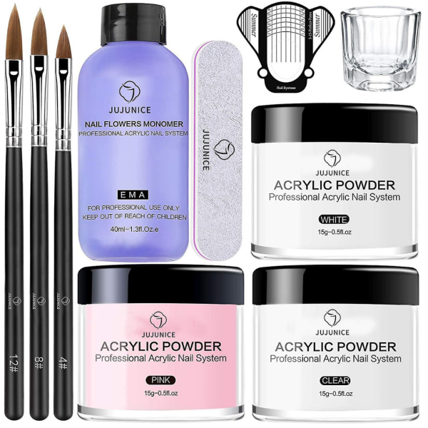 acrylic powder full set