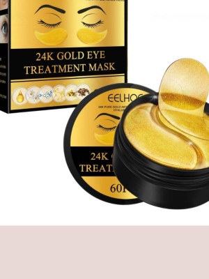 gold eye mask