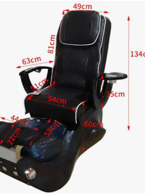 pedicure chair black