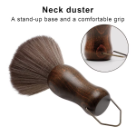 Neck brush round brown