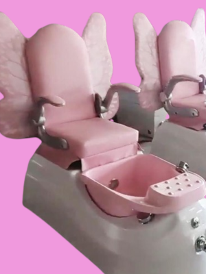 pedicure chair girls butterfly