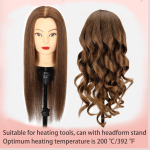 Training head black natural hair