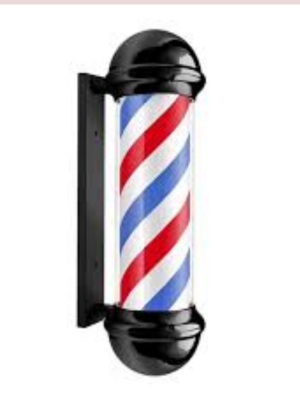 Barber pole black