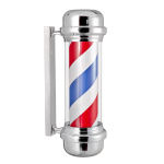 Barber pole silver