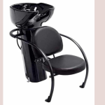 shampoo chair black