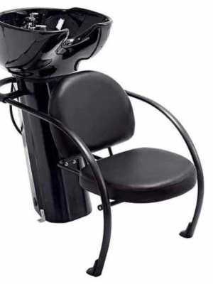 shampoo chair black