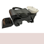 shampoo chair black salon