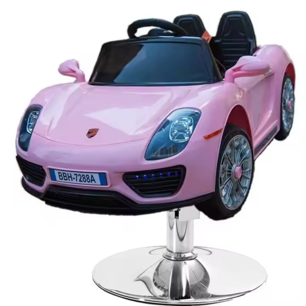 salon chair girls pink car