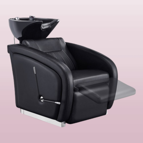 shampoo chair black