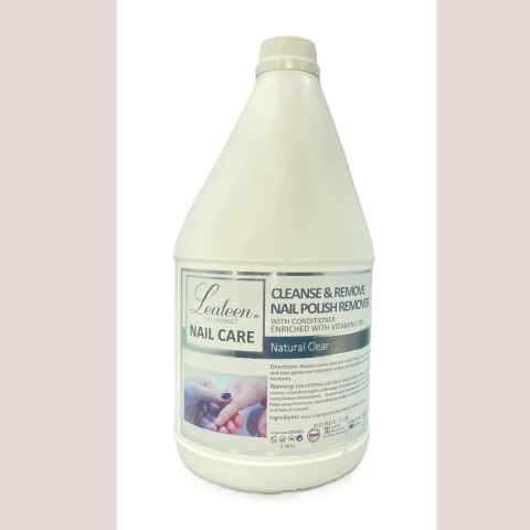 Lealeen remover Nail Polish Natural Clear 3.78 L