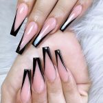 False nails with glue