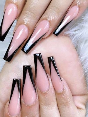 False nails with glue