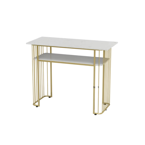 manicure table steel marble
