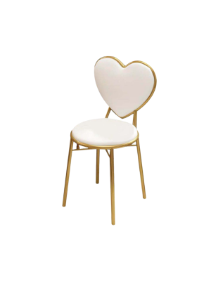 heart chair white