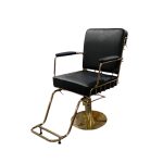 chair salon chair black black