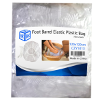 Foot Barrel Plastic Bag with Elastic 50pcs/pac