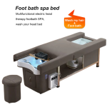 shampoo bed trend with pedicure 2 in 1- black