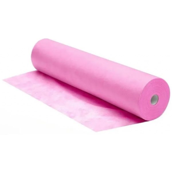 vip disposable bed roll sheet pink 80x180cm