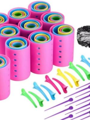 plastic hair curler 60 pcs