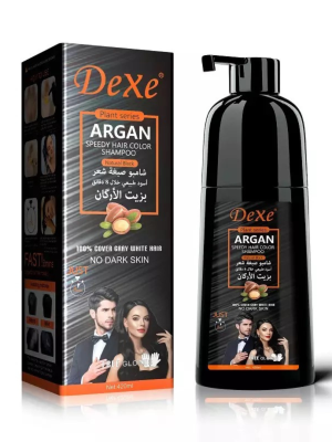 Dexe hair color shampoo 420 ml natural black